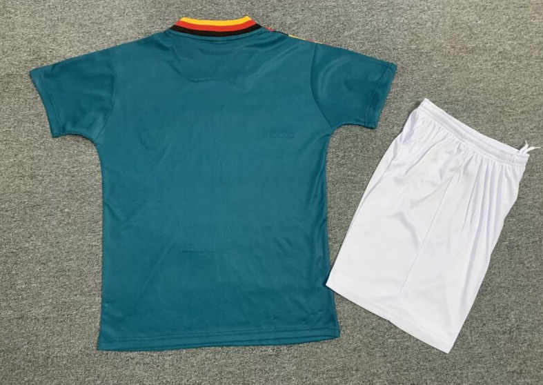 Retro Version 1994 Germany Away Green Kids/Youth Soccer Uniform-7809