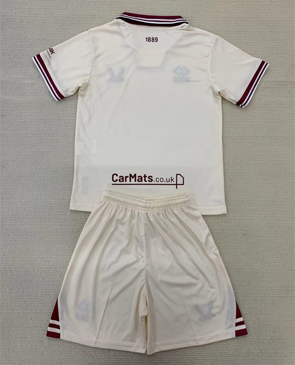 2024-2025 Sheffield United 2nd Away Beige Kids/Youth Soccer Uniform-AY