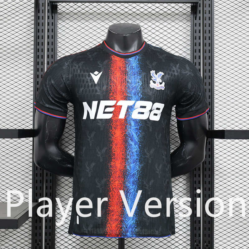 Player Version 2024-2025 Crystal Palace 2nd Away Black Thailand Soccer Jersey AAA-888