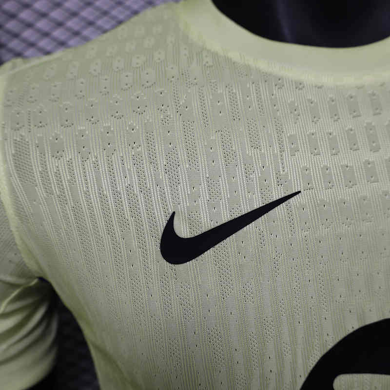 Player Version 2024-2025 Barcelona Yellow Thailand Soccer Jersey AAA-888