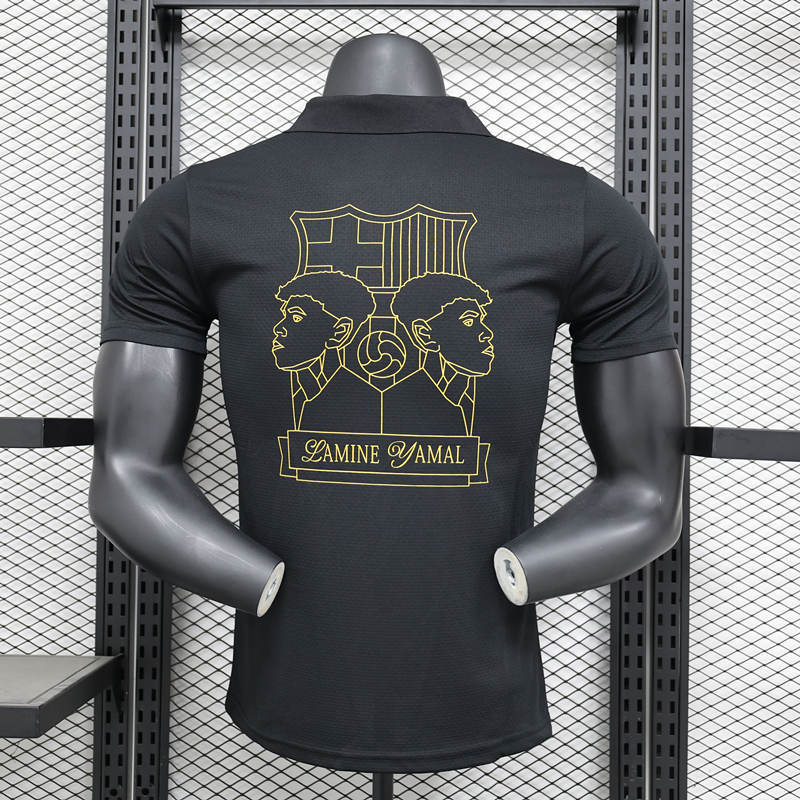 Player Version 2024-2025 Anniversary Edition Barcelona Black Thailand Soccer Jersey AAA-888