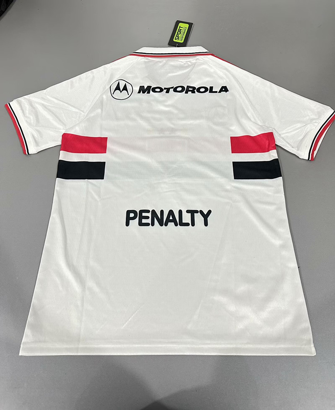 Retro Version 2000 Sao Paulo Futebol Clube Home White Thailand Soccer Jersey AAA-811
