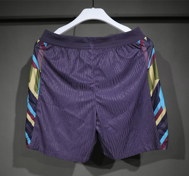 Player Version 2025-2026 England Away Purple Thailand Soccer Shorts-4563
