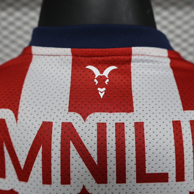 Player Version 2024-2025 Deportivo Guadalajara Home Red&White Thailand Soccer Jersey AAA-888