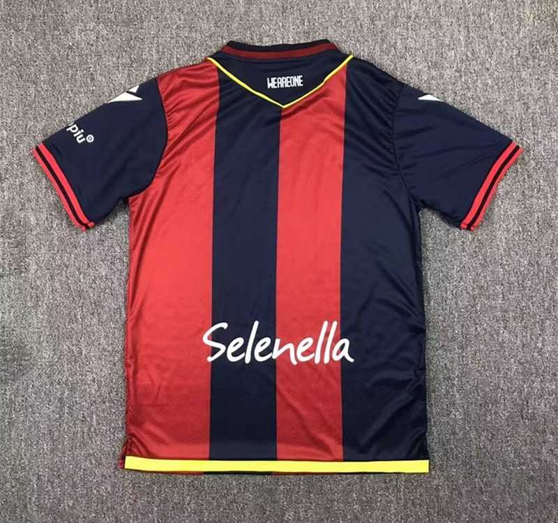 2024-2025 Bologna FC 1909 Home Red&Blue Thailand Soccer Jersey AAA-417
