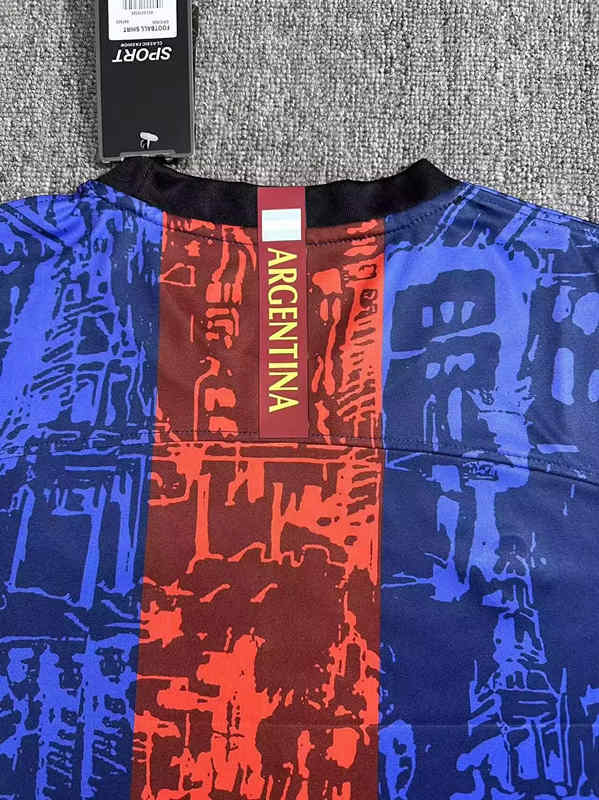 2024-2025 Joint Version Barcelona&Argentina Red&Blue Thailand Soccer Jersey AAA-2386