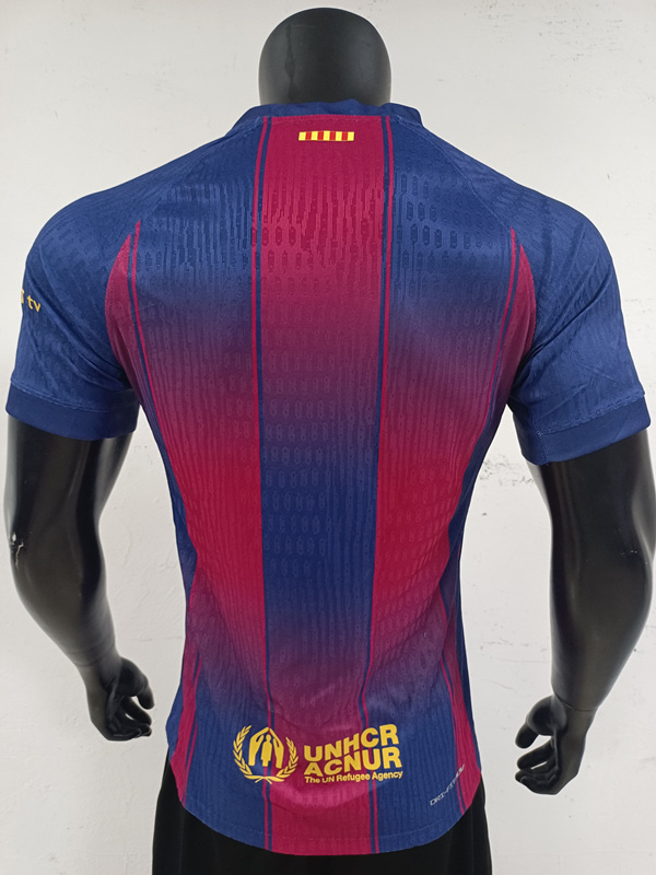 Player Version 2025-2026 Barcelona Home Red&Blue Thailand Soccer Jersey AAA-1959