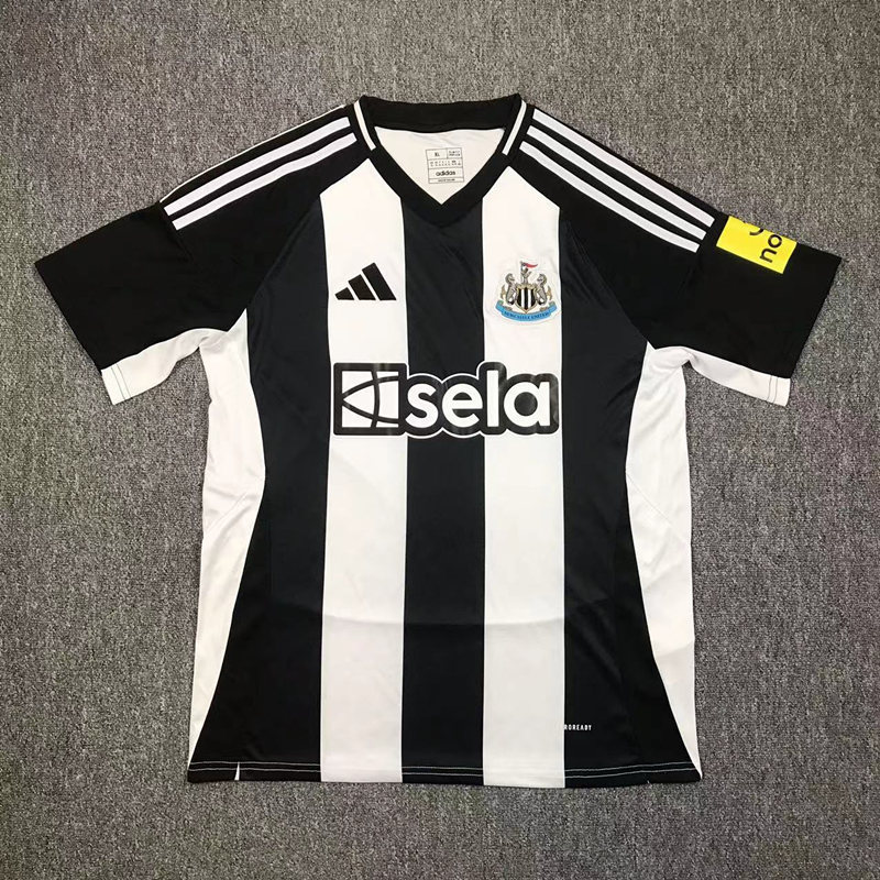 2024-2025 Newcastle United Home Black&White Thailand Soccer Jersey AAA-417