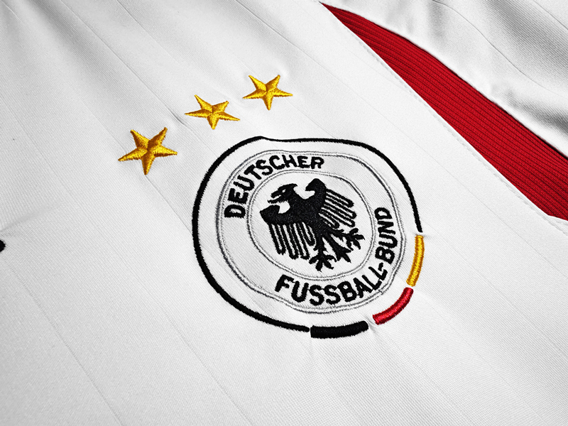 Retro Version 2006 Germany Home White Thailand Soccer Jersey AAA-C1046