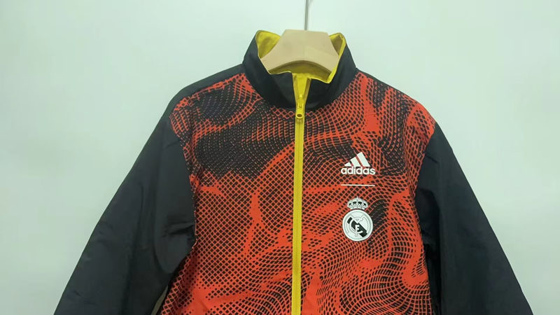 2024-2025 Real Madrid Yellow&Red&Black Double-Sided Wear Thailand Trench Coats-0255