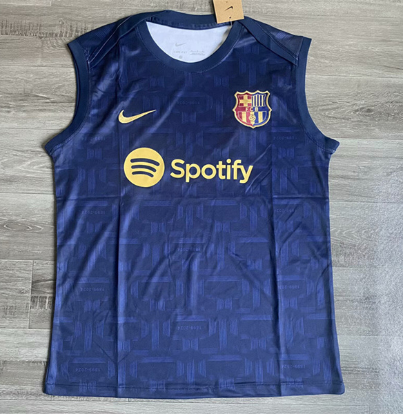 2025-26 Barcelona Royal Blue Thailand Soccer Vest AAA-7902