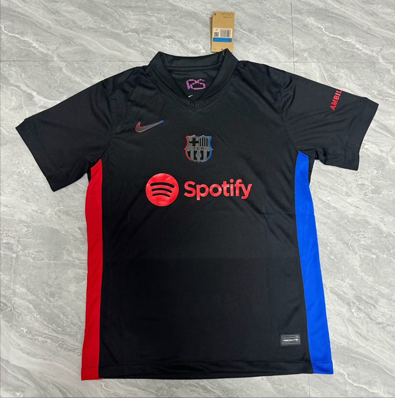 2024-2025 Barcelona Away Black Thailand Soccer Jersey AAA-818