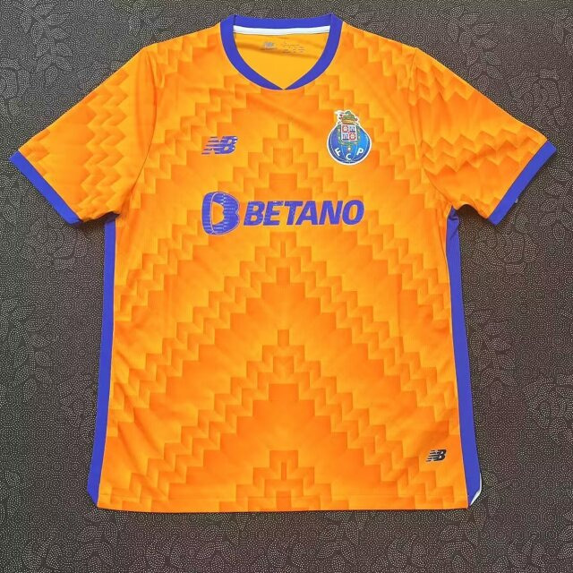 (S-3XL) 2024-2025 Porto Away Orange Thailand Soccer Jersey AAA-HR