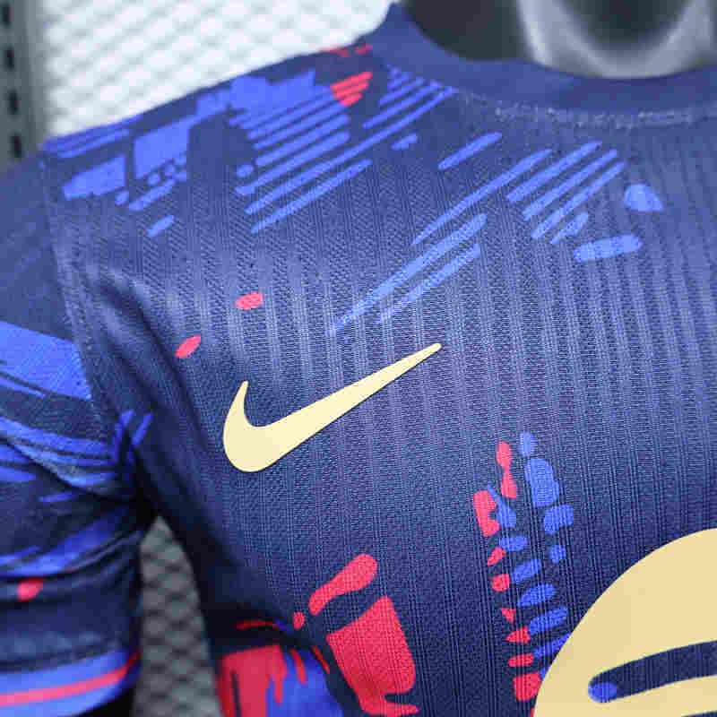 Player Version 2025-2026 Special Edition Barcelona Black &Blue Thailand Soccer Jersey AAA-888