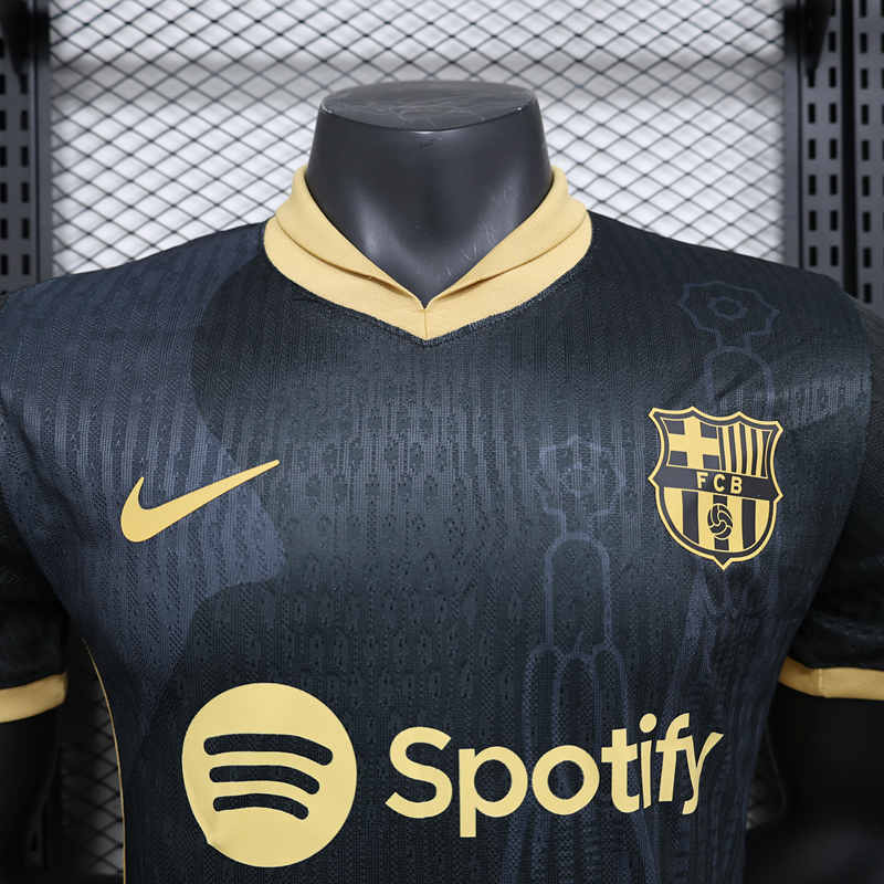 Player Version 2025-2026 Special Version Barcelona Black Thailand Soccer Jersey AAA-888