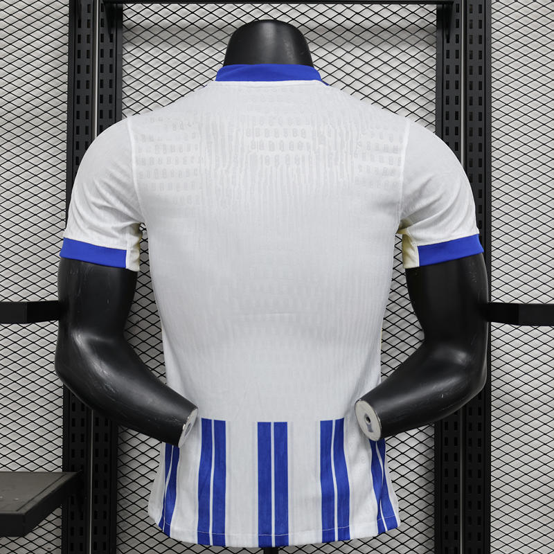 Player Version 2024-25 Brighton & Hove Albion Home Blue&White Thailand Soccer Jersey AAA-888