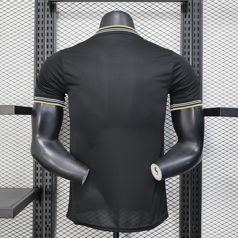 Player Version 2025-26 Juventus 2nd Away Black Thailand Soccer Jersey AAA-888