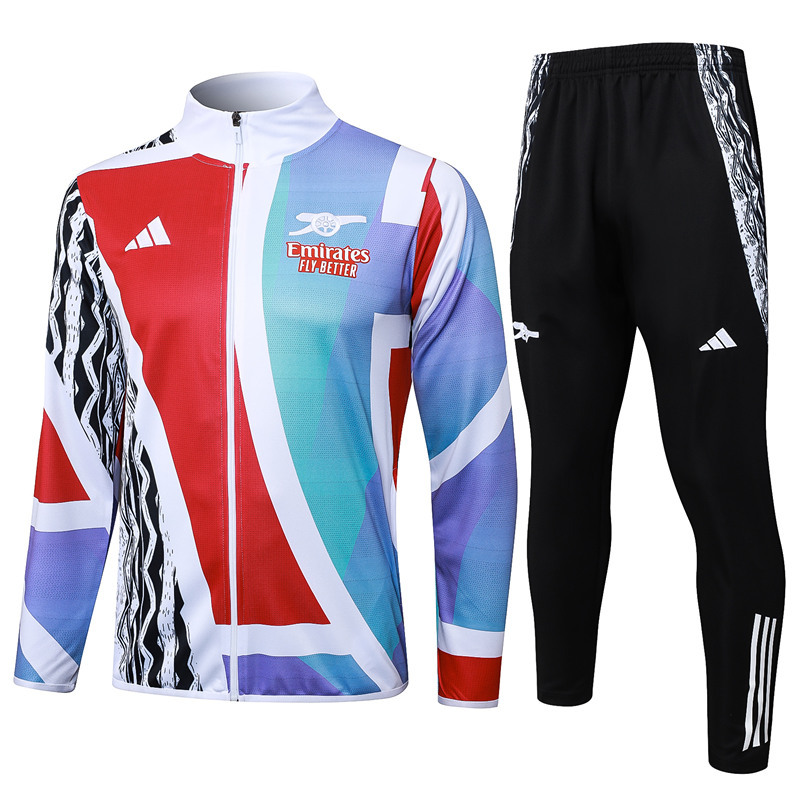 2024-2025 Arsenal Red&White&Blue Thailand Soccer Jacket Uniform-815