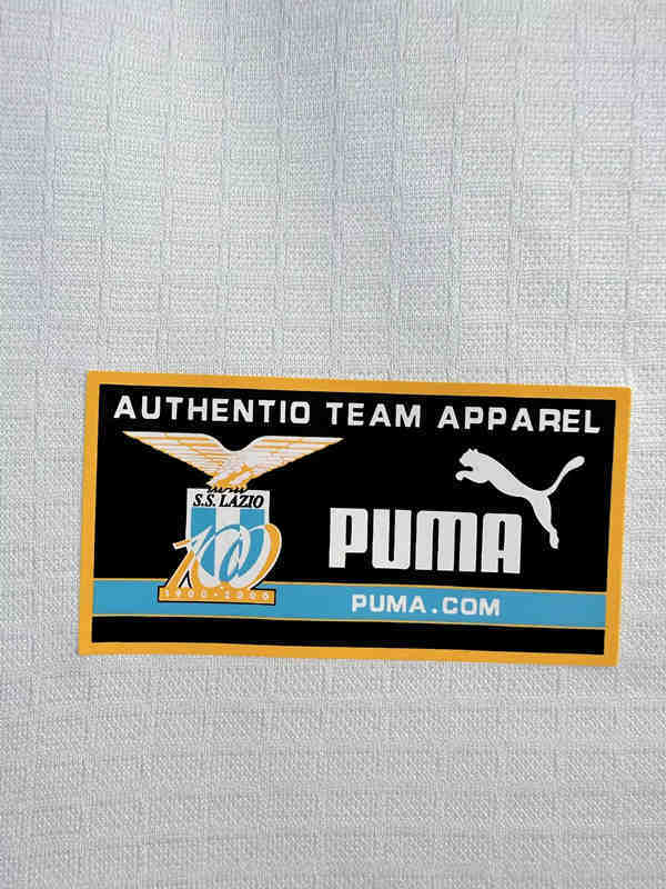 Retro Version 99-00 Lazio 2nd Away White Thailand Soccer Jersey AAA-811