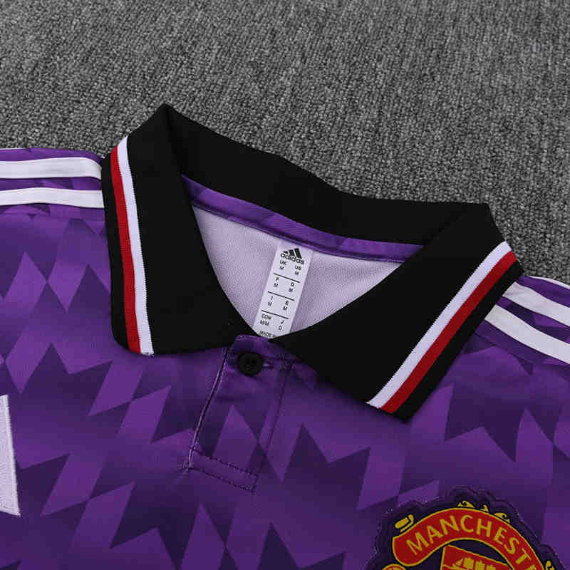 2025-2026 Manchester United Purple Thailand Polo Shirt-418