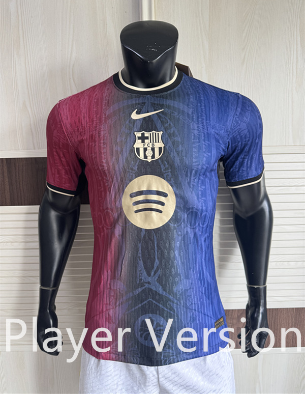 Player Version 2025-2026 Special Edition Barcelona Red &Blue Thailand Soccer Jersey AAA-9812