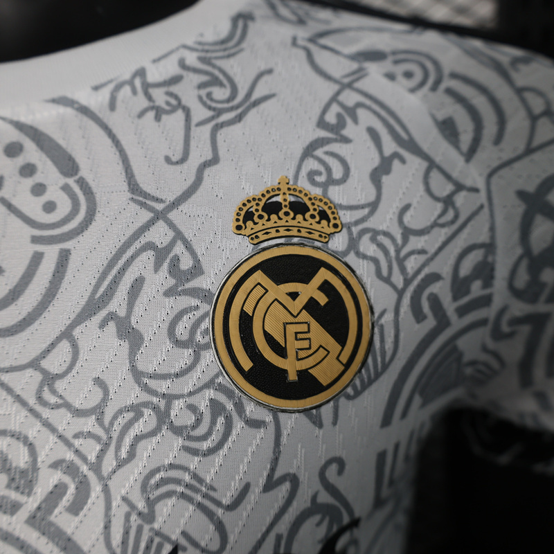 Player Version 2024-2025 Special Version Real Madrid White Thailand Soccer Jersey AAA-888