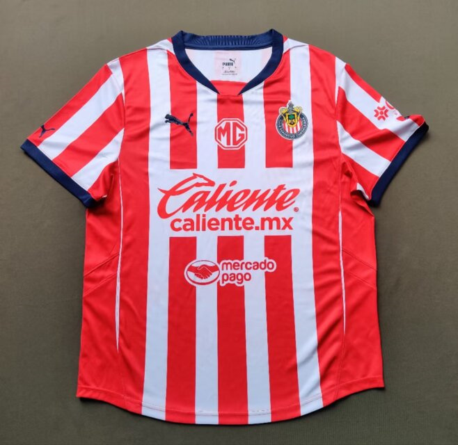 (S-3XL) 2024-2025 Deportivo Guadalajara Home Red&White Thailand Soccer Jersey AAA-912