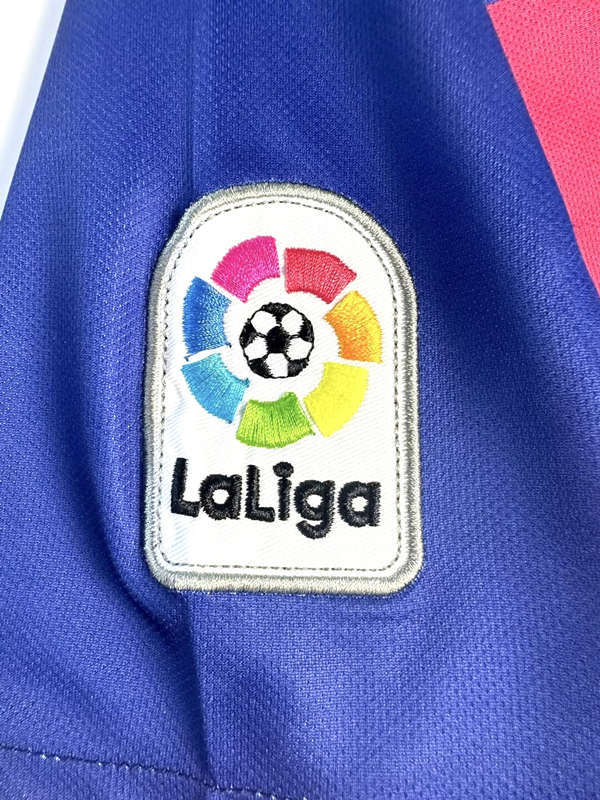 Retro Version 19-20 Barcelona Home Red&Blue Thailand Soccer Jersey AAA-811