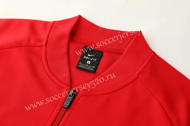 2021-2022 Liverpool Red&Gray Thailand Soccer Jacket Uniform With Hat-LH