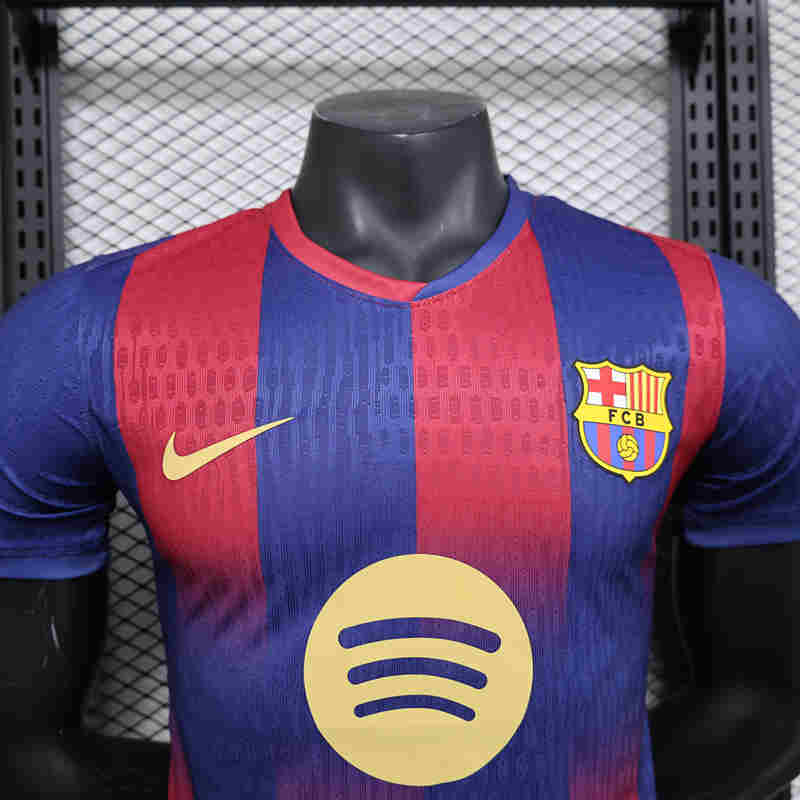 Player Version 2025-2026 Barcelona Home Blue&Red Thailand Soccer Jersey AAA-888