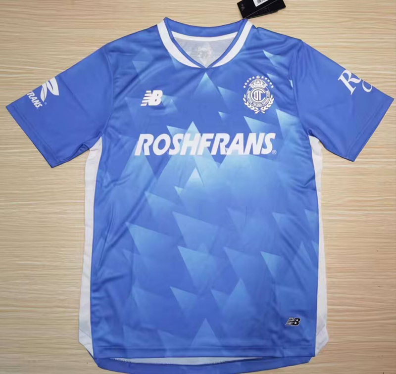 (S-3XL) 2024-2025 Deportivo Toluca FC 2nd Away Blue Thailand Soccer Jersey AAA-912