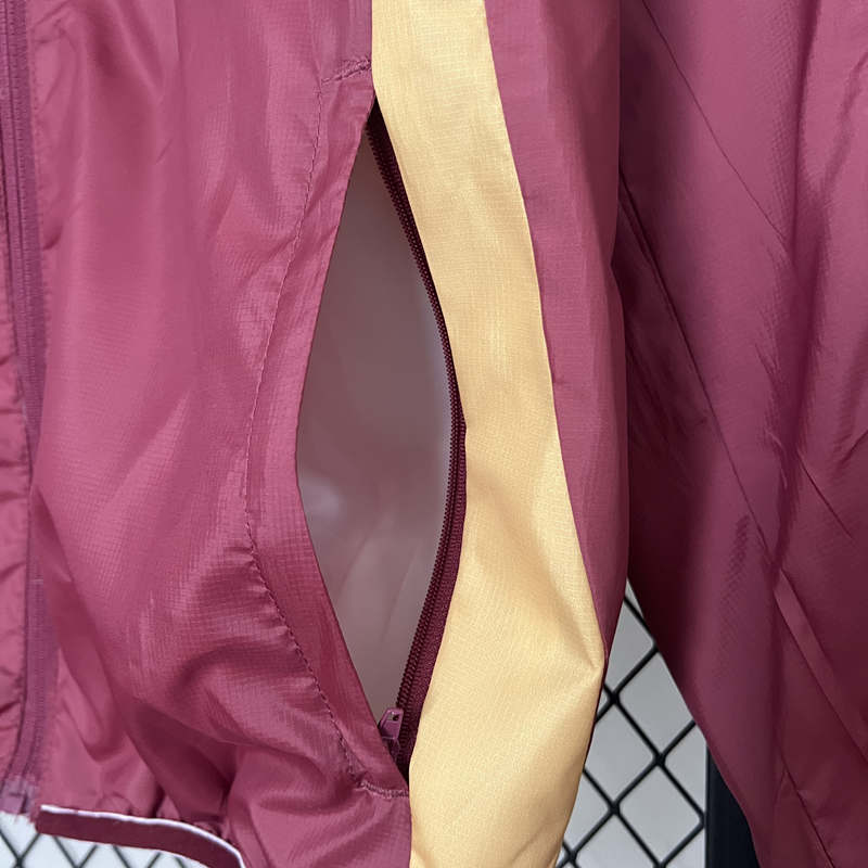 2024-2025 Belgium Maroon&Beige Thailand Double-Sided Wear Thailand Trench Coats-0255