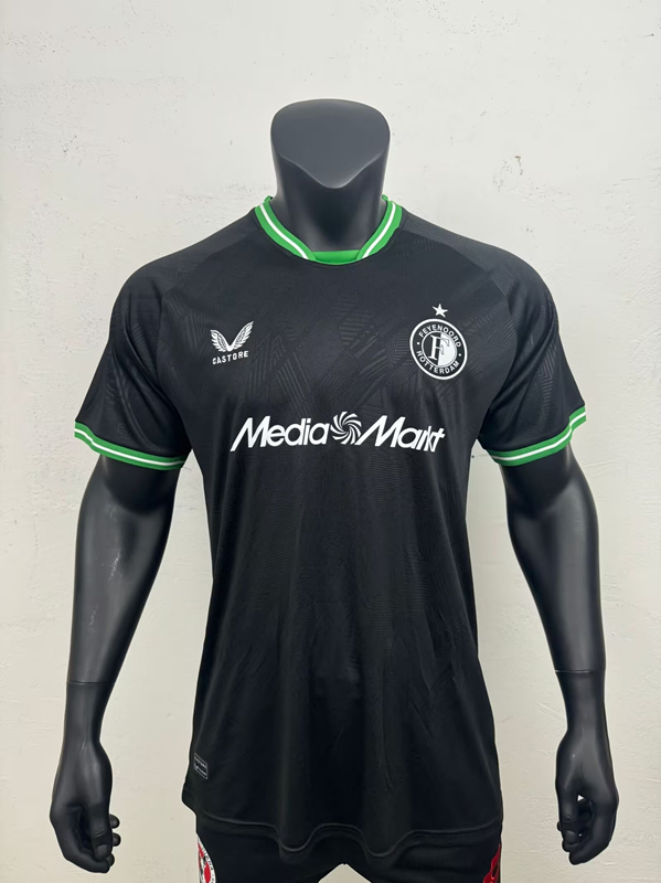 2024-2025 Feyenoord Rotterdam Away Black Thailand Soccer Jersey AAA-416