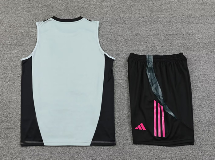 2024-2025 Juventus Light Gray Thailand Soccer Vest Uniform-418