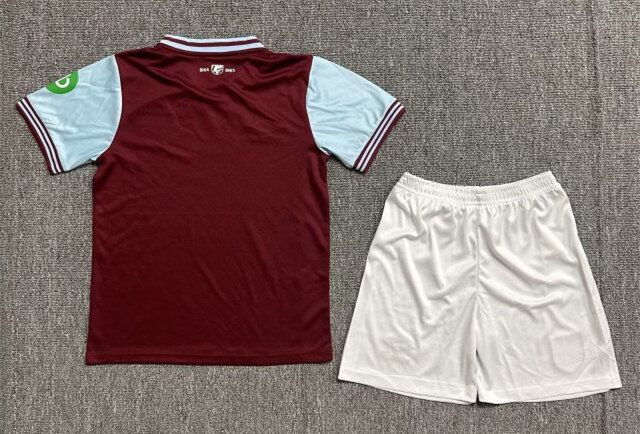2024-2025 West Ham United Home Red Kids/Youth Soccer Uniform