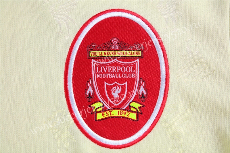 Retro Version 96-97 Liverpool Away Yellow Thailand Soccer Jersey AAA-710