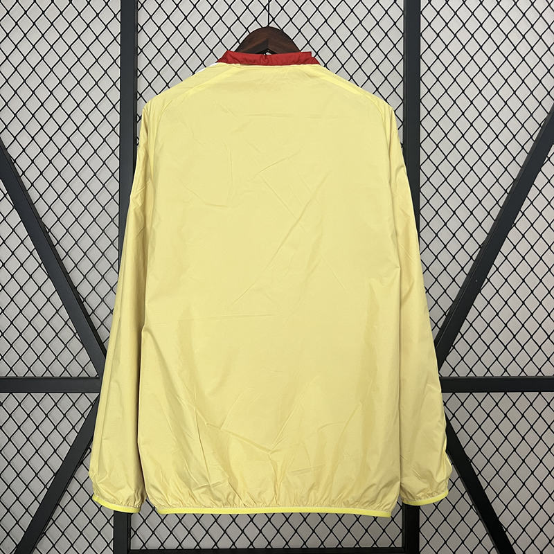 2024-2025 Spain Yellow&Red Thailand Double-Sided Wear Thailand Trench Coats-0255