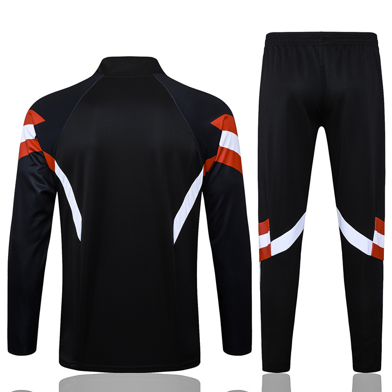 2024-2025 Flamengo Black Thailand Soccer Tracksuit-815