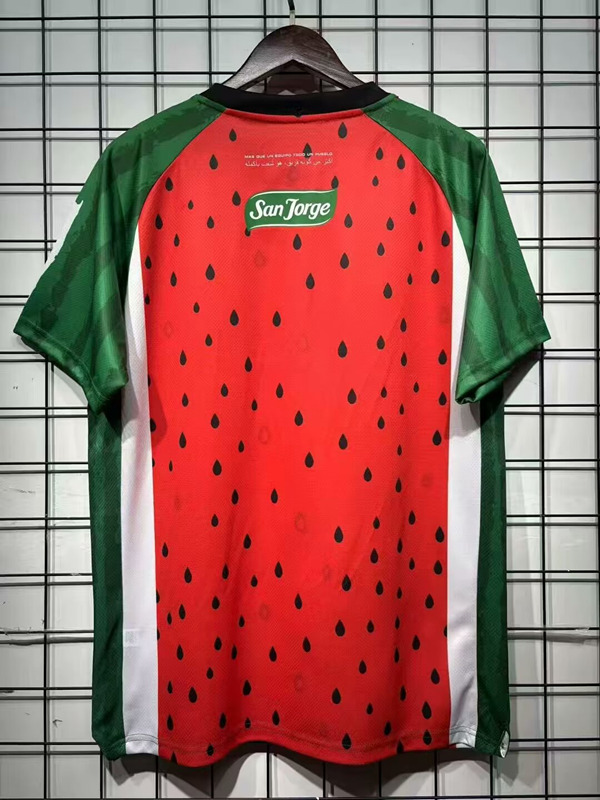 (S-4XL) 2025-2026 Palestine 2nd Away Red Thailand Soccer Jersey AAA-2483