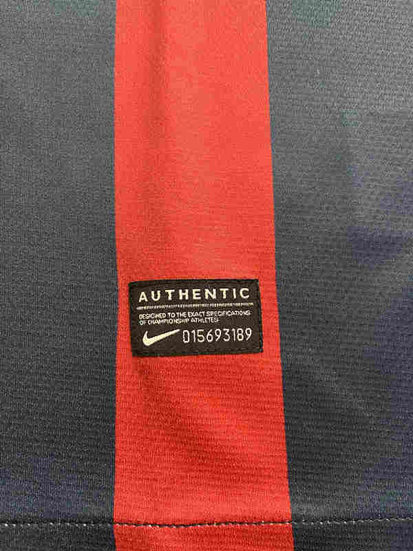 Retro Version 13-14 Barcelona Home Red&Blue Thailand Soccer Jersey AAA-6590