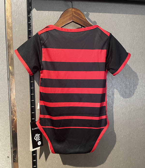 2024-2025 Flamengo Home Black&Red Baby Soccer Uniform-CS