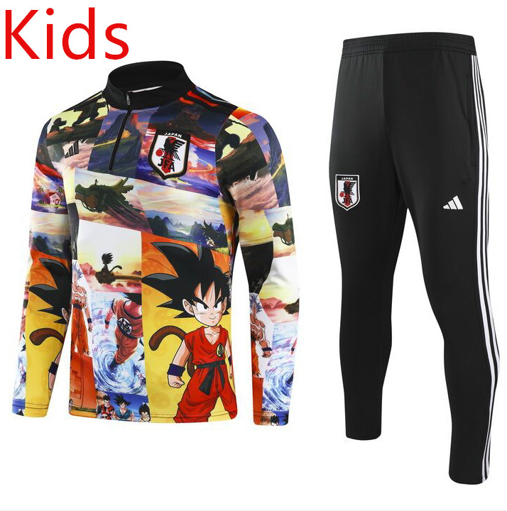 2024-2025 Special Version Japan Colorful Kids/Youth Soccer Tracksuit-GDP