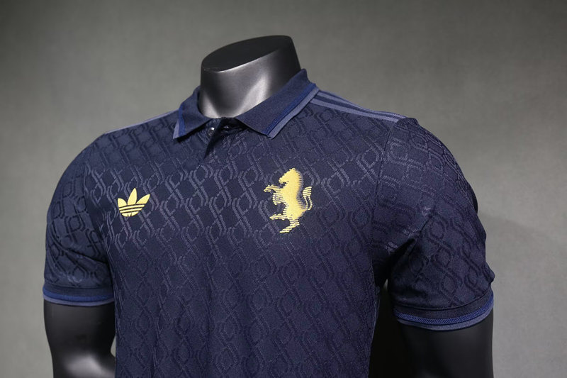 (S-3XL) Player Version 2024-2025 Juventus 2nd Away Royal Blue Thailand Soccer Jersey AAA-518