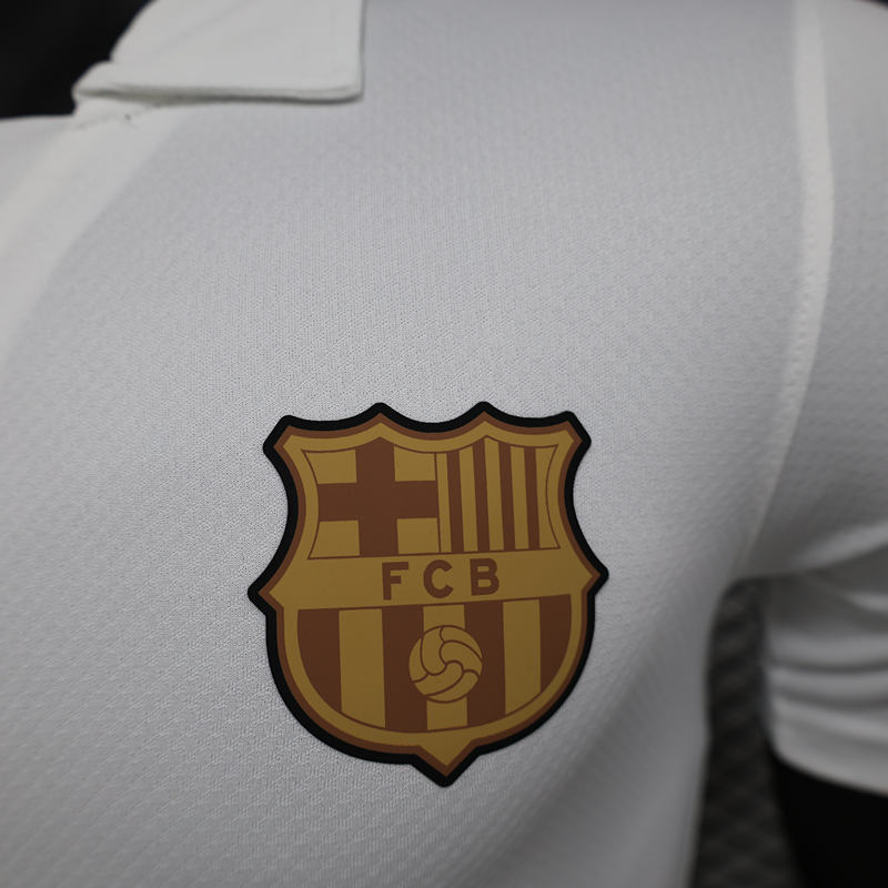 Player Version 2024-2025 Commemorative Edition Barcelona White Thailand Soccer Jersey AAA-888