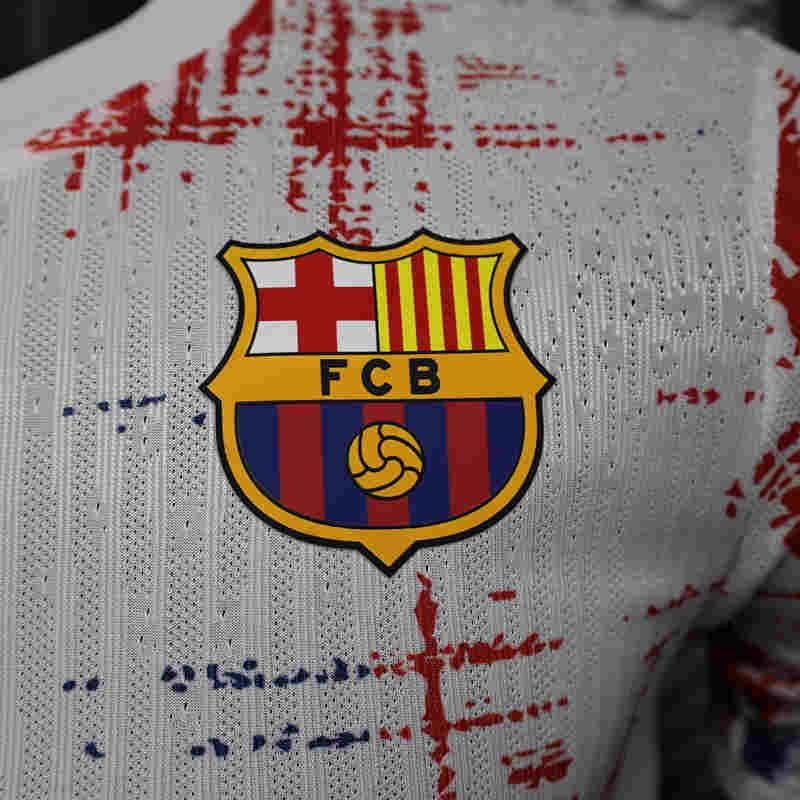 Player Version 2025-2026 Barcelona Red &White Thailand Soccer Jersey AAA-888