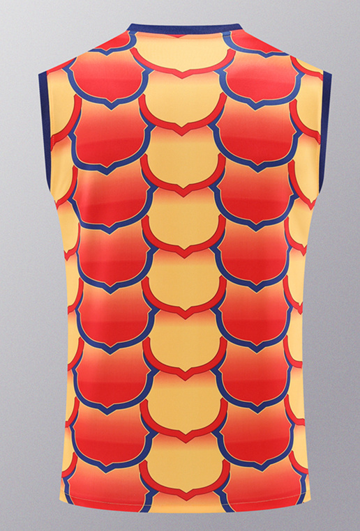 2024-25 Barcelona Red&Yellow Thailand Soccer Vest-418