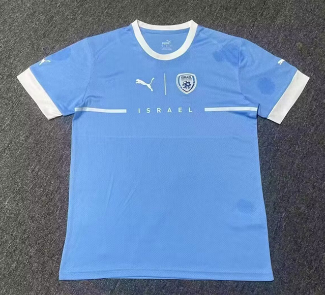 (S-4XL) 2024-25 Israel Home Blue Thailand Soccer Jersey AAA-9070