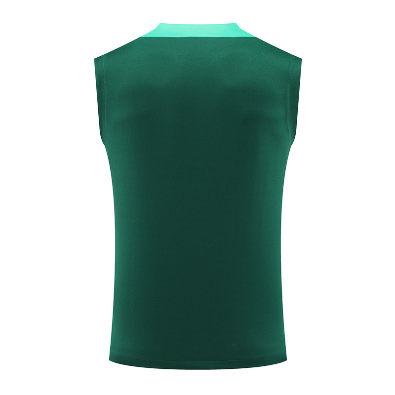 2024-2025 Portugal Dark Green Thailand Soccer Vest Uniform-418