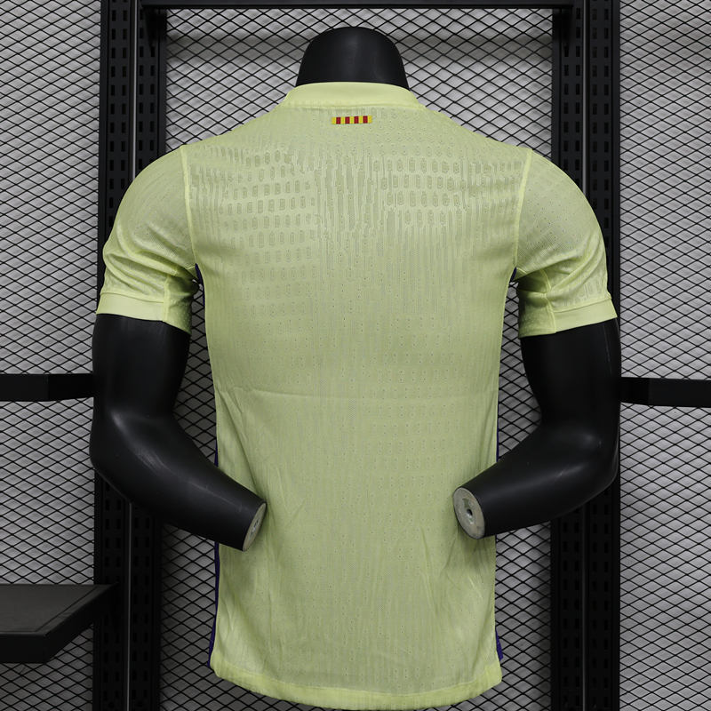 Player Version 2024-2025 Barcelona Yellow Thailand Soccer Jersey AAA-888