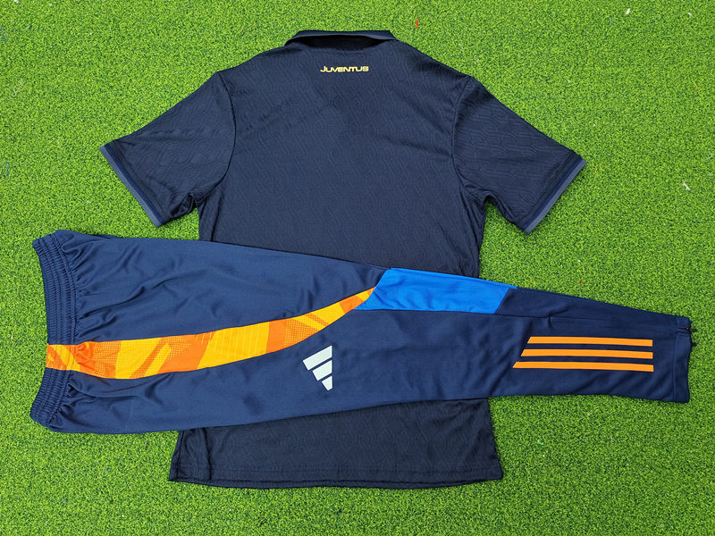 Player Version 2024-2025 Juventus 2nd Away Royal Blue Short-Sleeve Thailand Soccer Tracksuit-9926